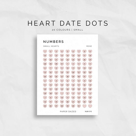 Heart Date Dots