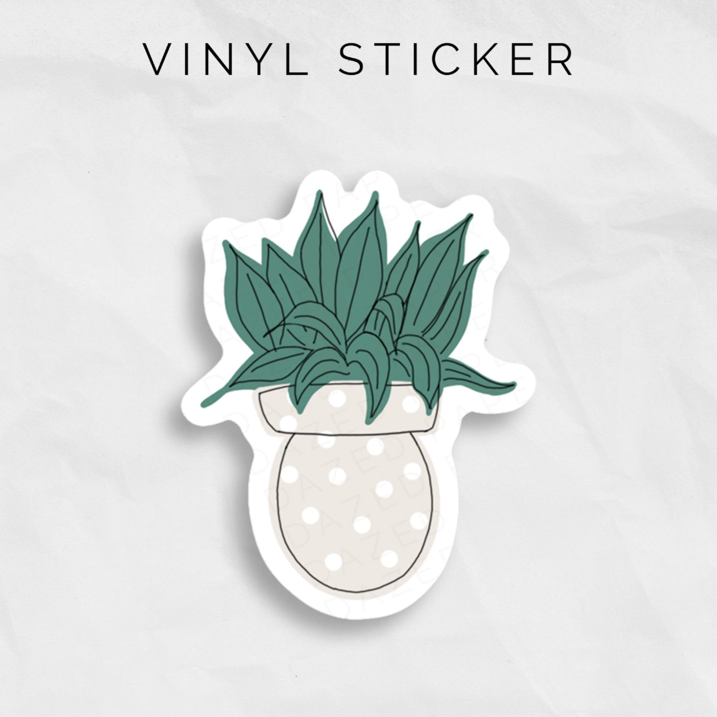 century plant vinyl sticker