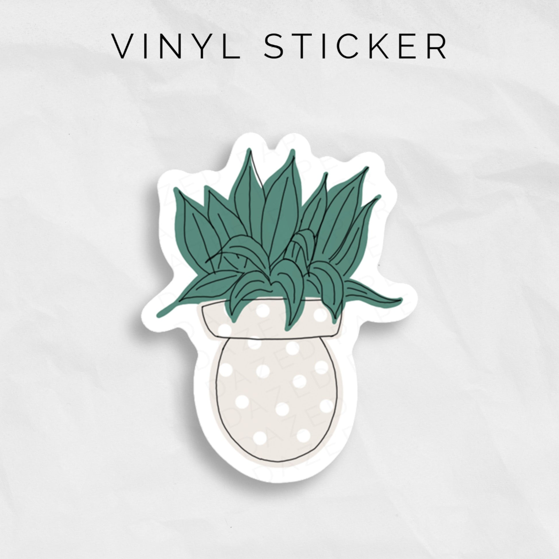 century plant vinyl sticker