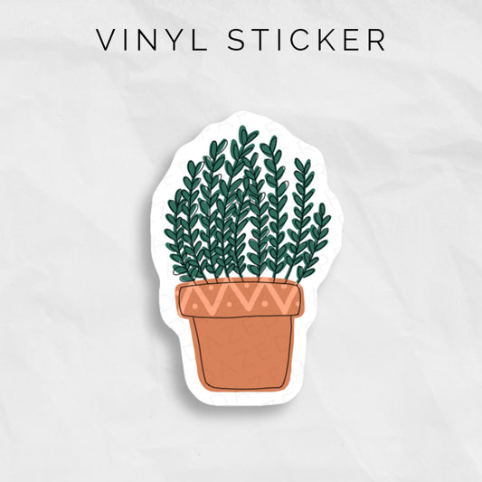 ZZ plant vinyl sticker