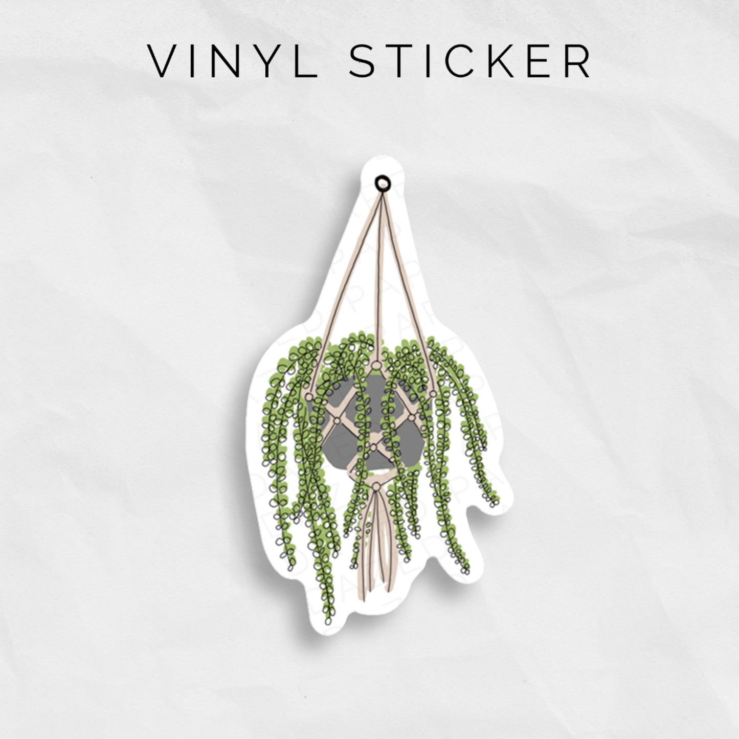 string of pearls vinyl sticker