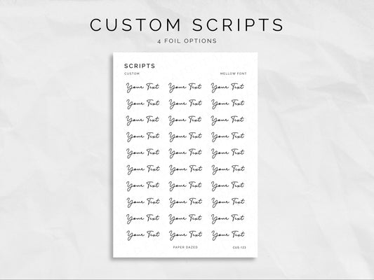 Medium Custom Scripts - MELLOW Font