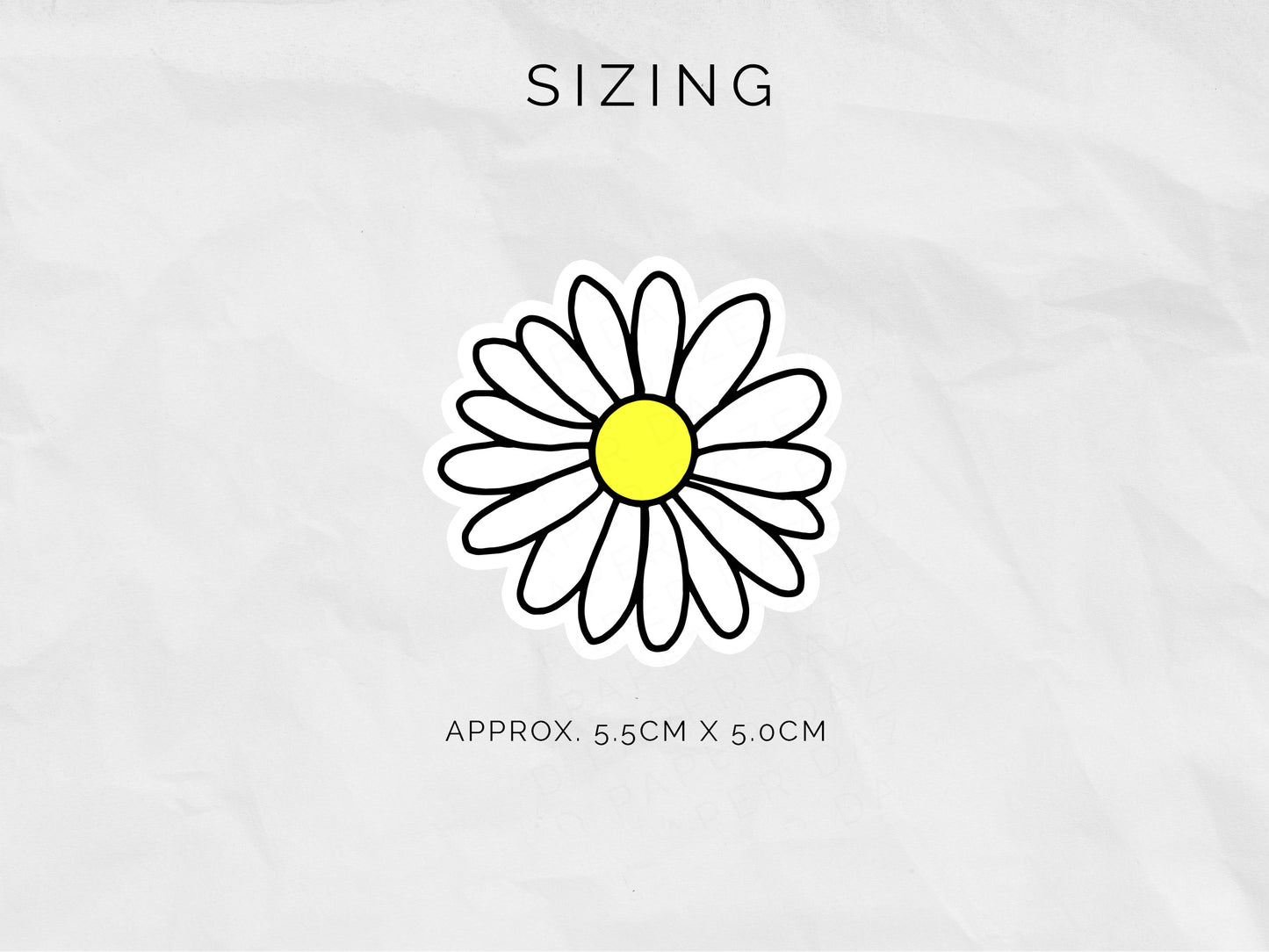 Daisy Vinyl Diecut Sticker