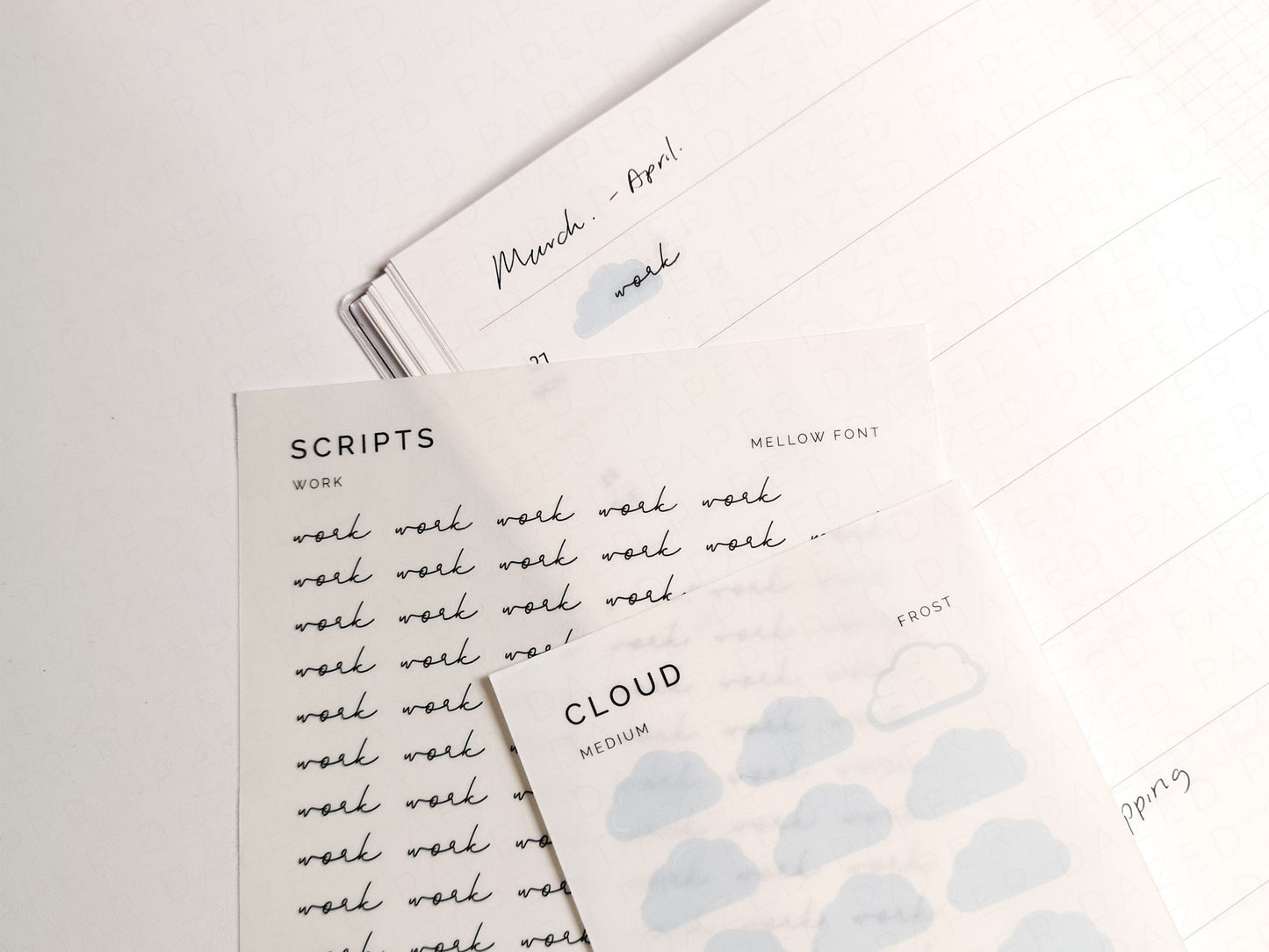 WORK Tiny Scripts - MELLOW Font